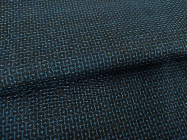 平和屋着物○男性 本場大島紬 アンサンブル 100亀甲 総詰め 新納光夫作