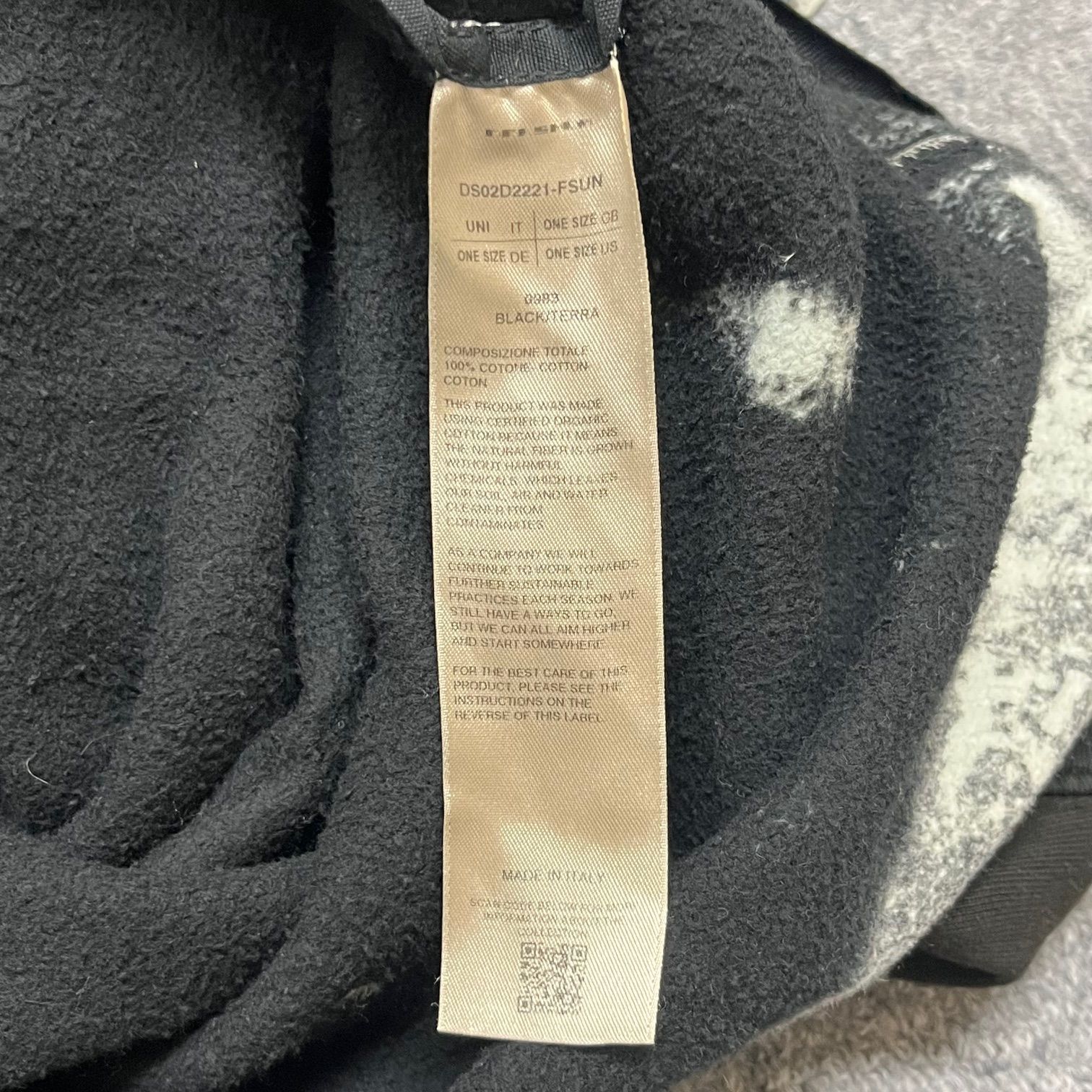 関税込*RICK OWENS DRKSHDW ブリーチ加工 フーディ Rick Owens DRKSHDW 24AW ブリーチ加工プルオーバー スウェット