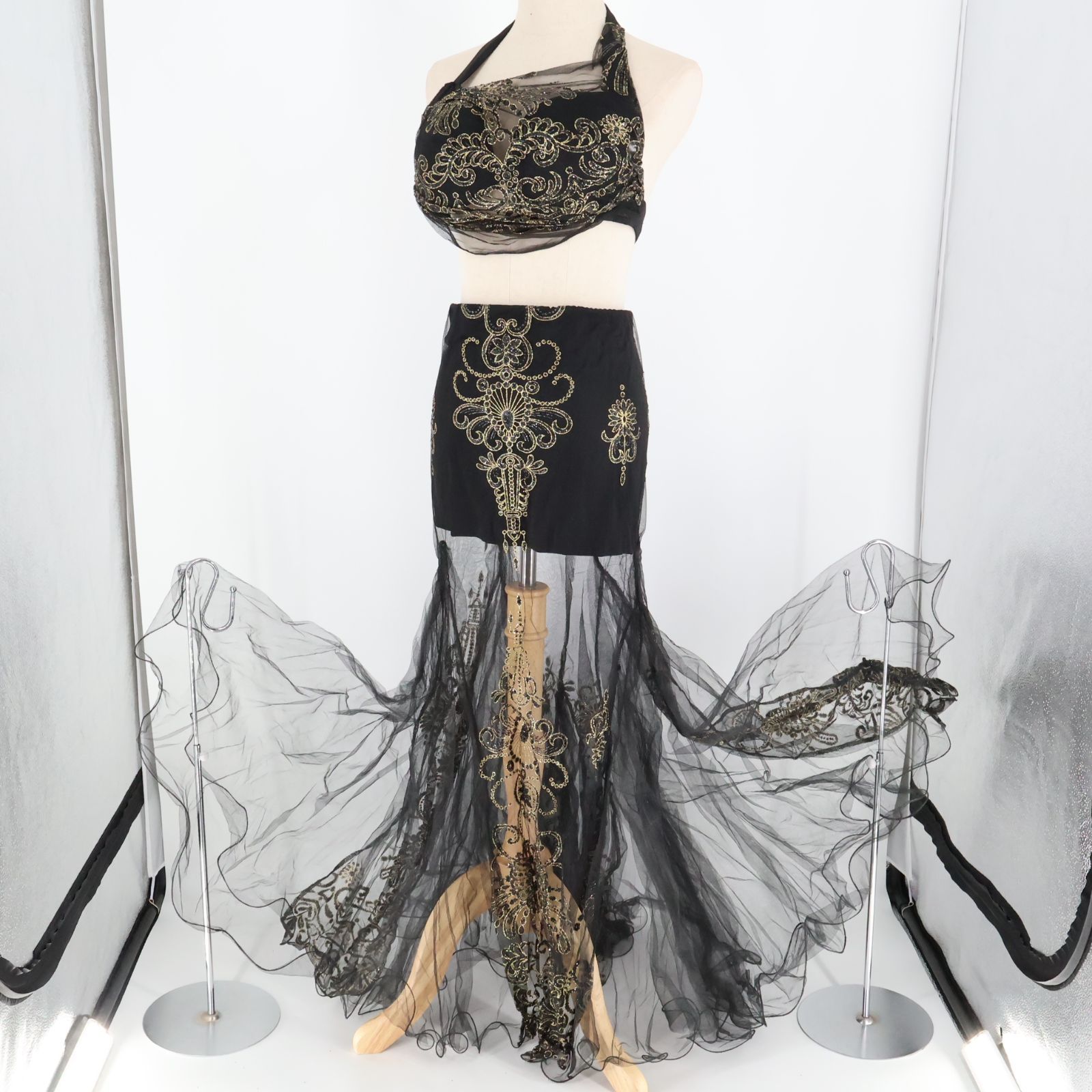 オーダーメイド　社交ダンス衣装　手袋付 薔薇 ベルベット スタンダードドレス オーダーメイド 社交ダンス衣装 手袋付 薔薇 ベルベット スタンダード