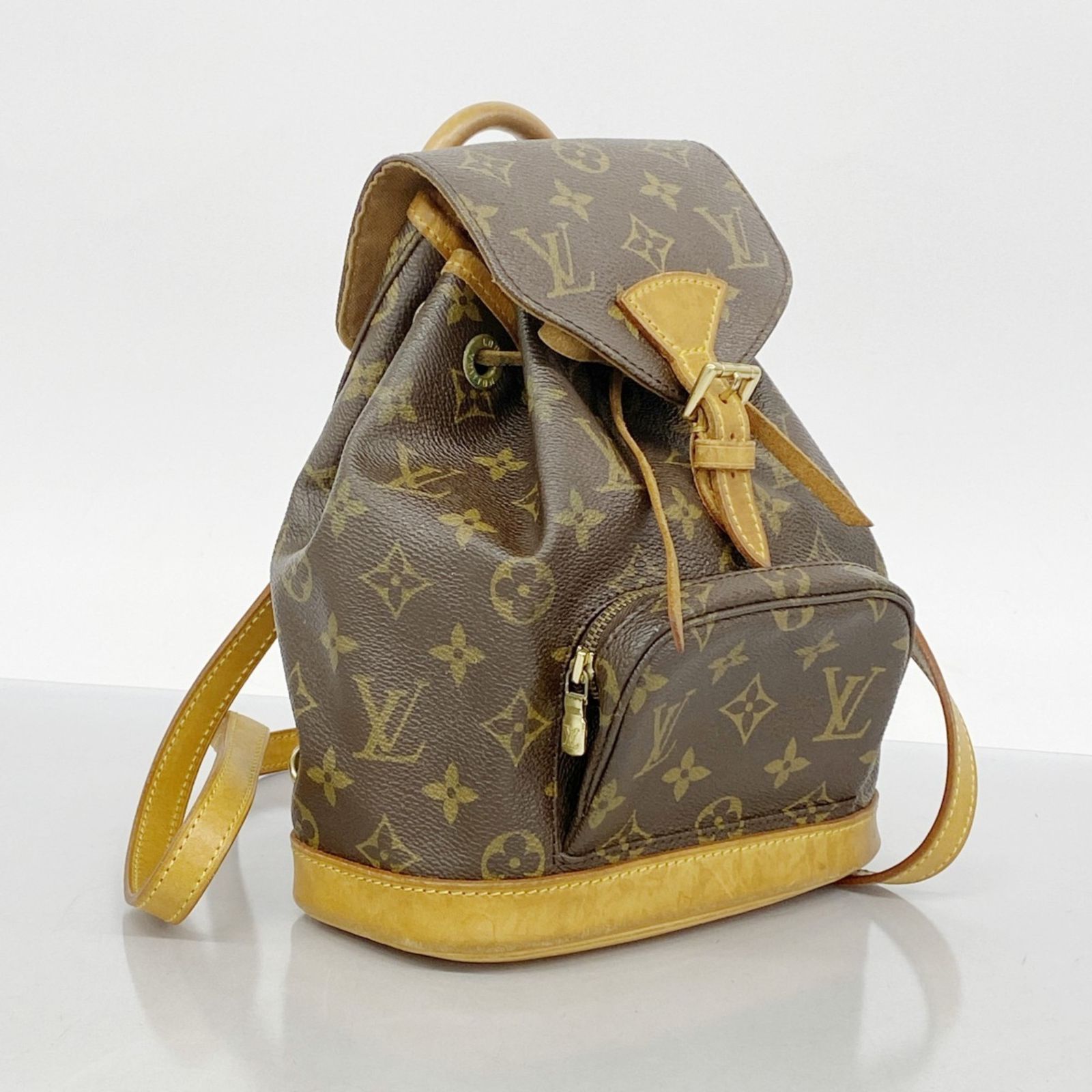 ルイヴィトン モノグラム ミニ モンスリ リュックサック 正規 バッグ