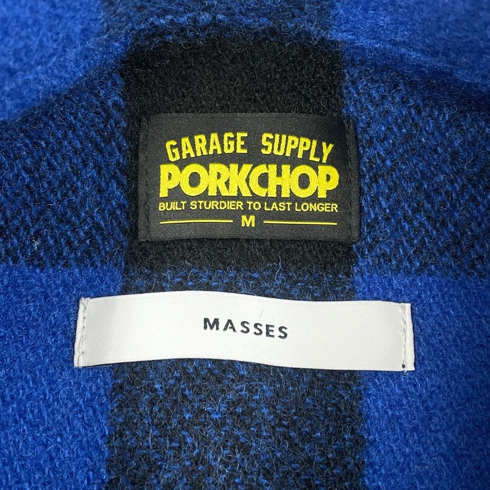 MASSES マシス × PORKCHOP ポークチョップ WOOL JACKET P