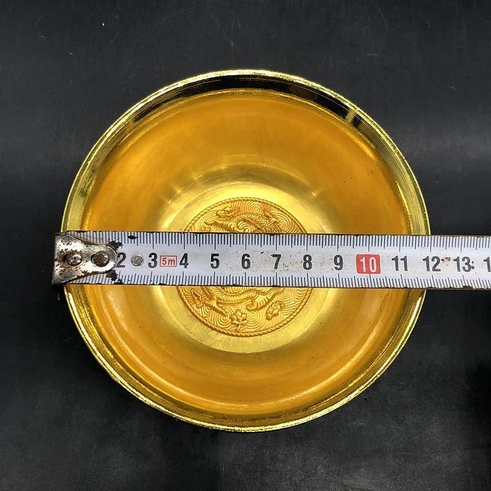 大清乾隆 花開富貴景泰藍花開富貴碗 装飾品 現代工芸品 美術品