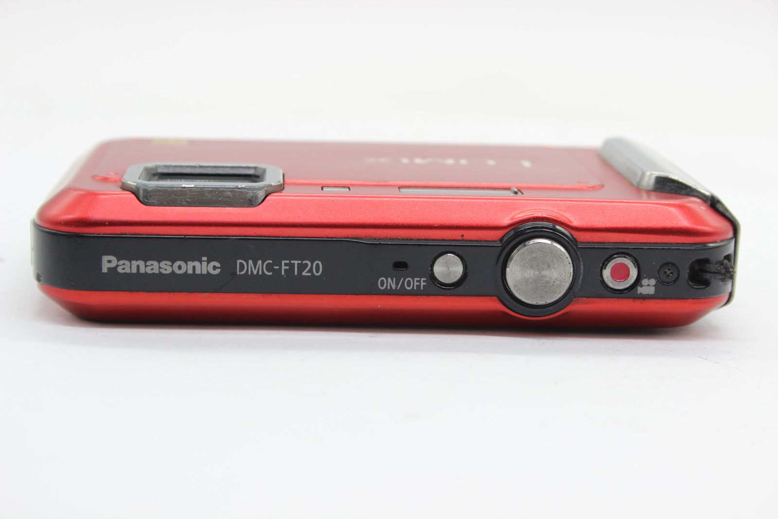 返品保証】 パナソニック Panasonic LUMIX DMC-FT20 レッド バッテリー 
