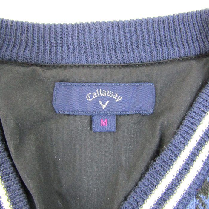 キャロウェイ ニット セーター 長袖 ウール混 ゴルフウエア ブランド