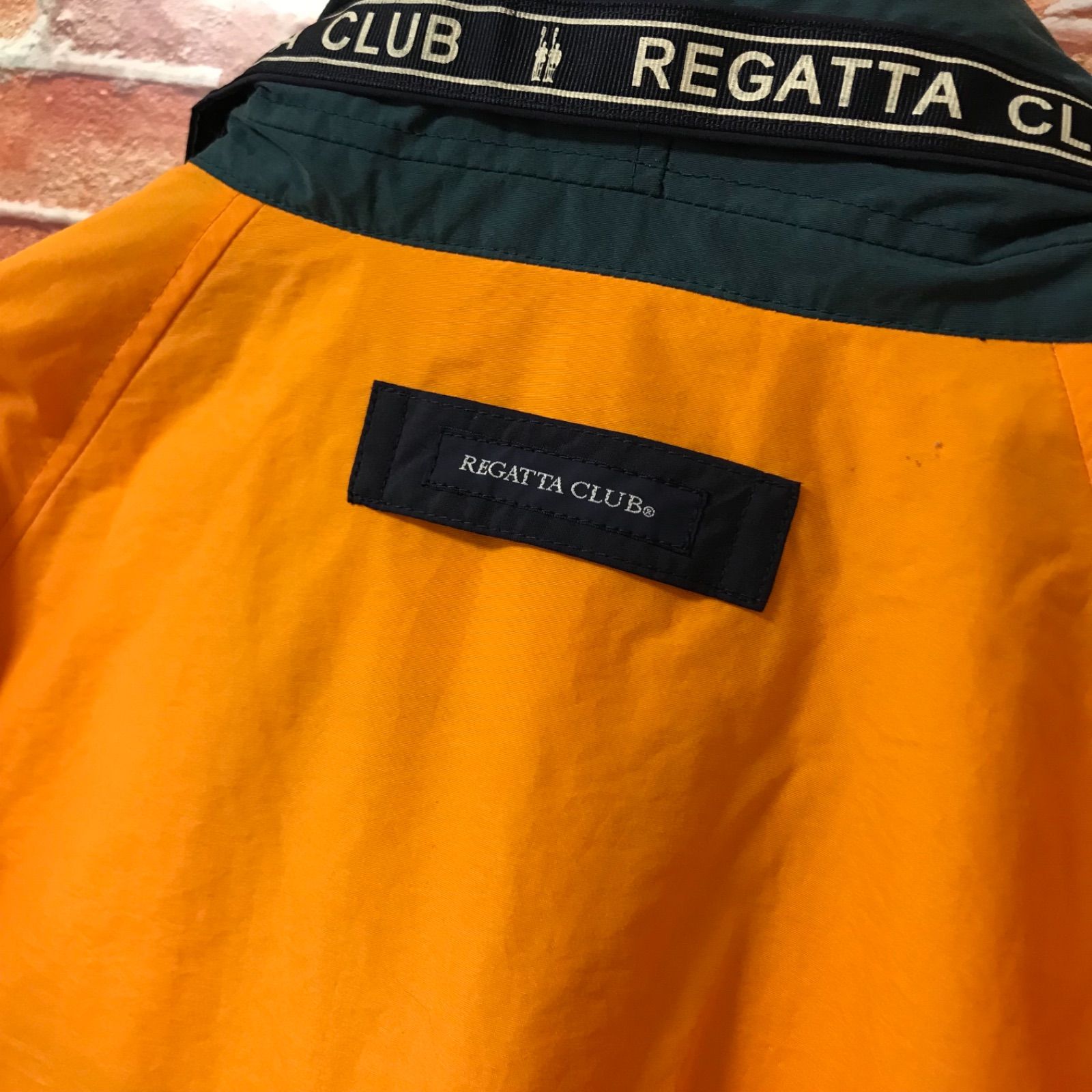 90s REGATTA CLUB レガッタクラブ ナイロンジャケット オレンジ - メルカリ