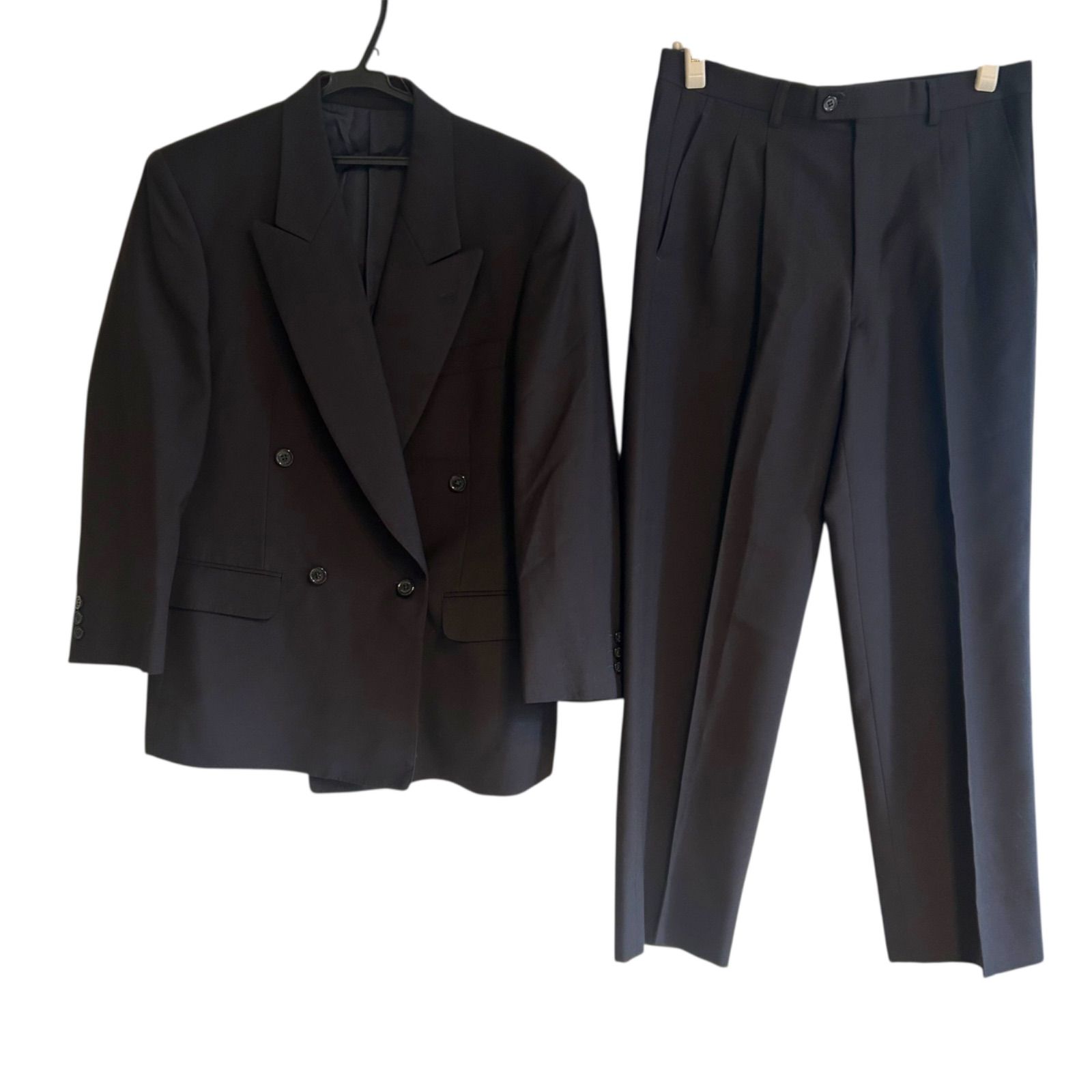 Z1548 LANVIN ランバン スーツ ネイビー メンズ R46-44/R46-44-82