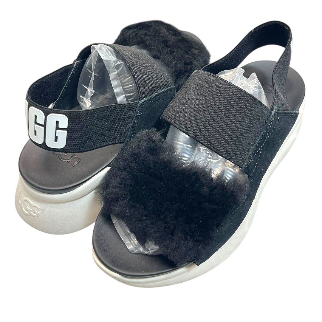 アグ UGG シルバーレイク Silverlake ファー付きサンダル 22.5cm