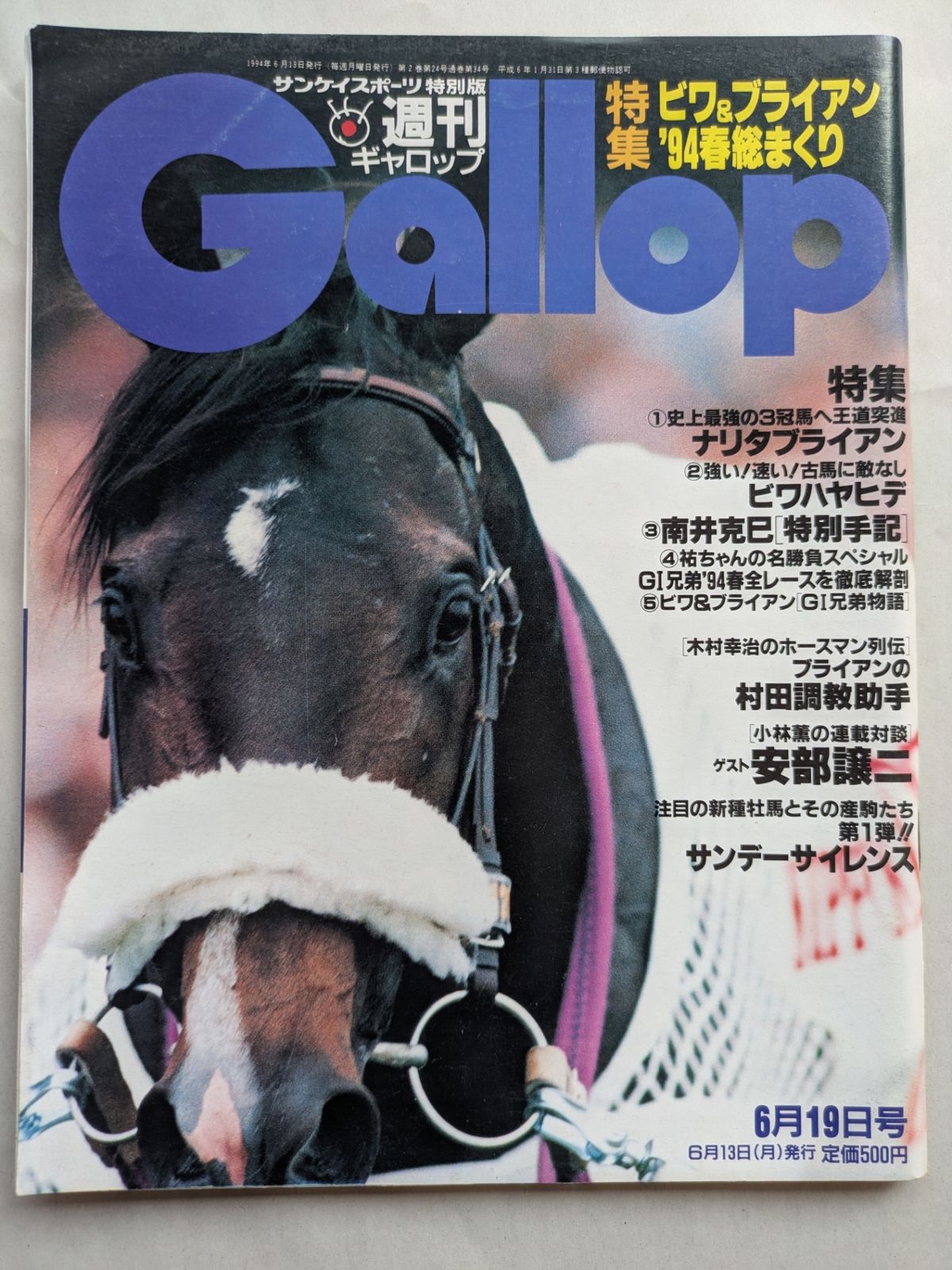 2024年冬【法人向けお歳暮】 週刊Gallop(ギャロップ)1994年6月19日号 - メルカリ 趣味・スポーツ・実用