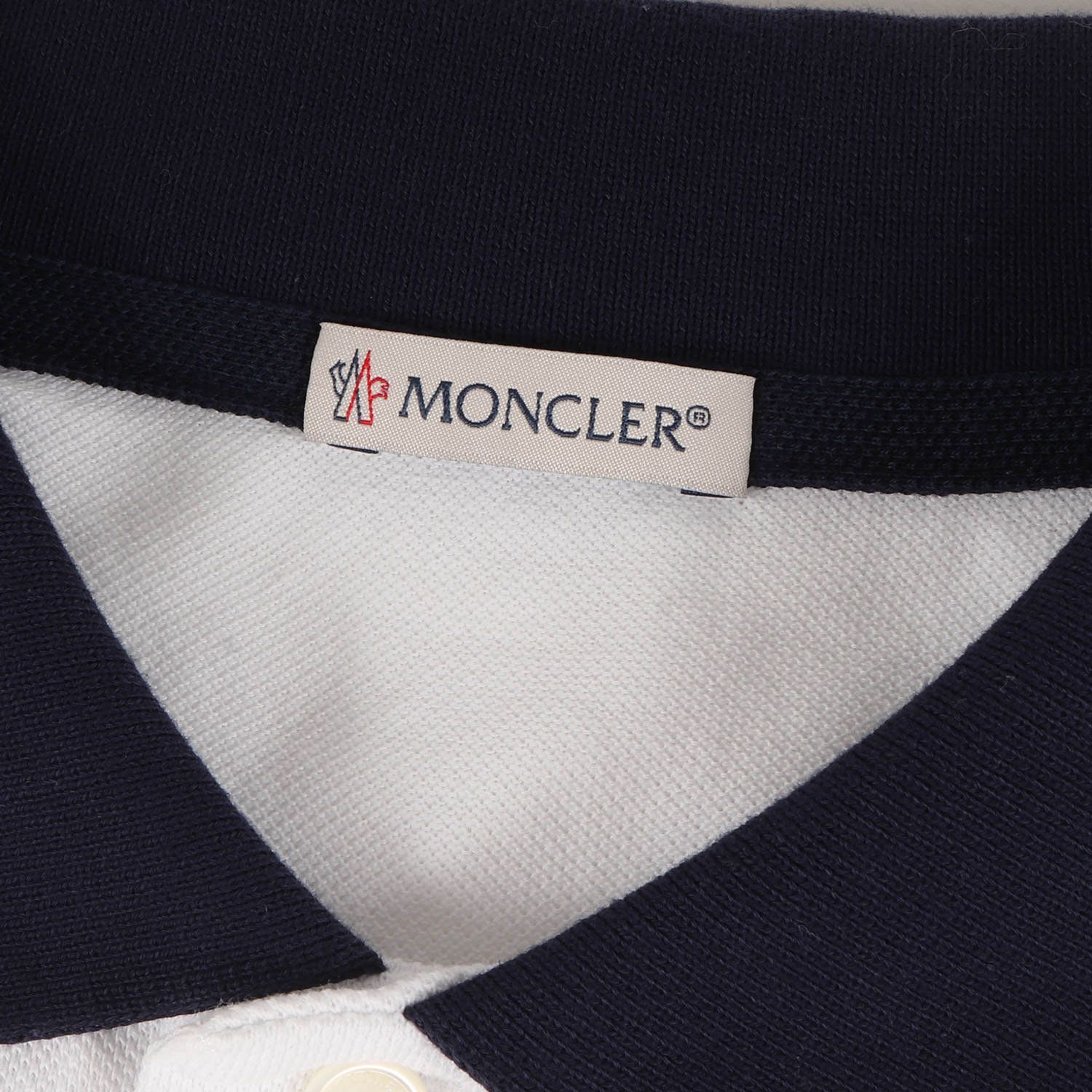 MONCLER モンクレール ポロシャツ サイズ:Mトリム 半袖 鹿の子 MAGLIA