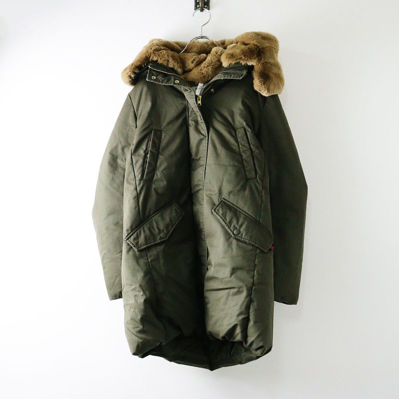 ウールリッチ Woolrich W S COCOON PARKA ウィメンズ コクーン パーカー S｜カーキ 羽織り アウター 2400014610154