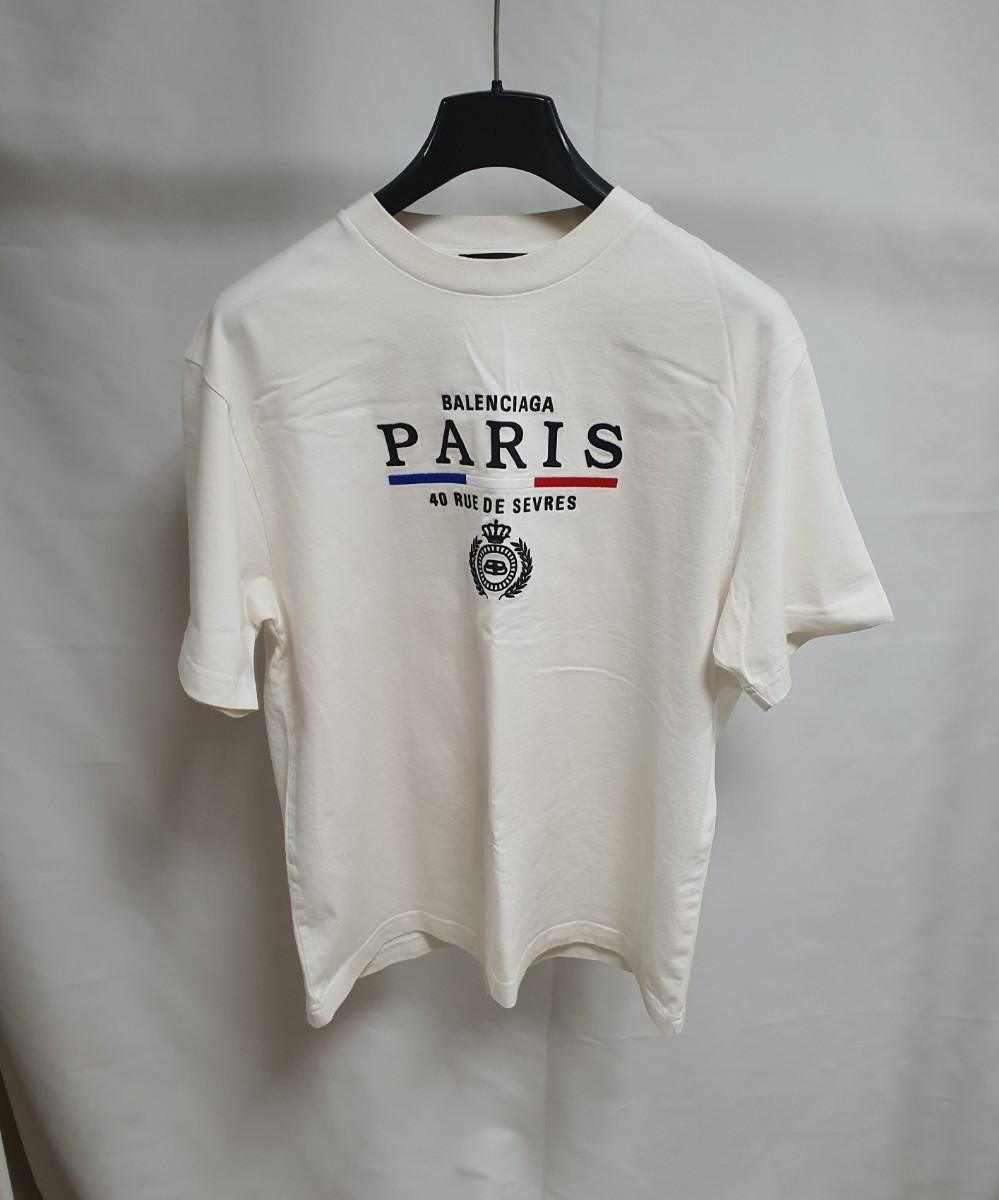 【雷市場（ポンジャン）商品韓国直送】BALENCIAGA(バレンシアガ) パリ ロゴ 半袖 Tシャツ s サイズ 100 105 出品