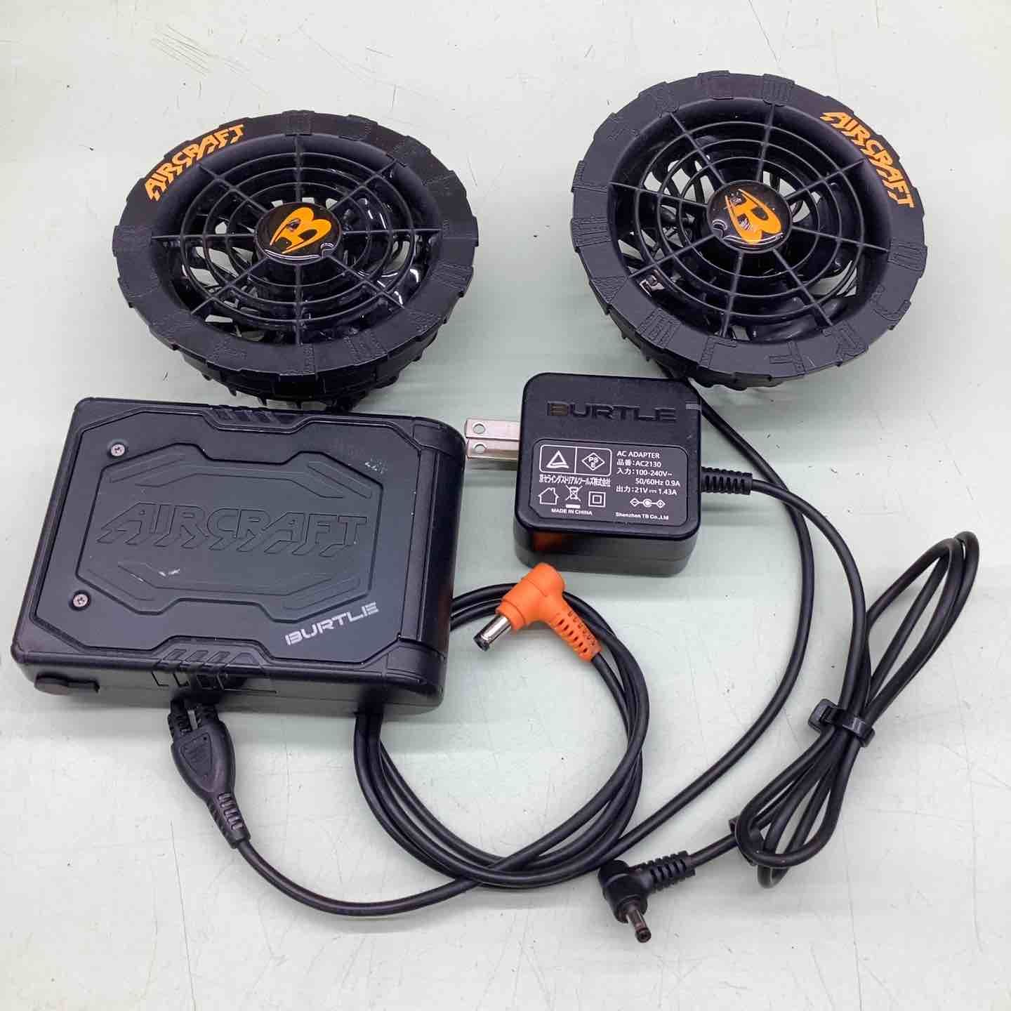 バートルエアークラフト　充電器　22V BURTLE バートル製 2024年モデル 22V AC08 バッテリー対応 AC