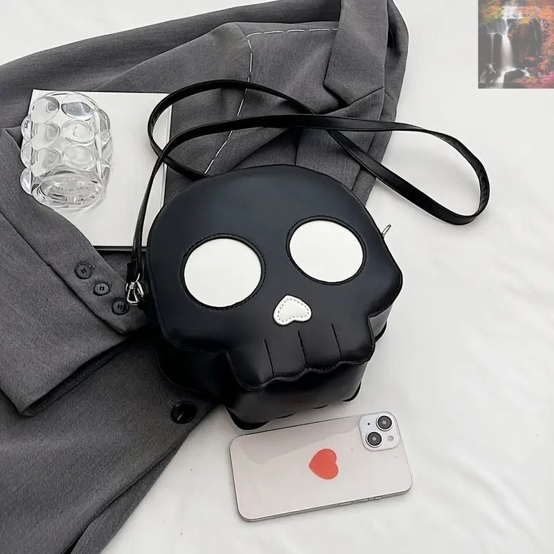 スカルポシェットバック 髑髏 ドクロ 骸骨 ガイコツ スカル スケルトン