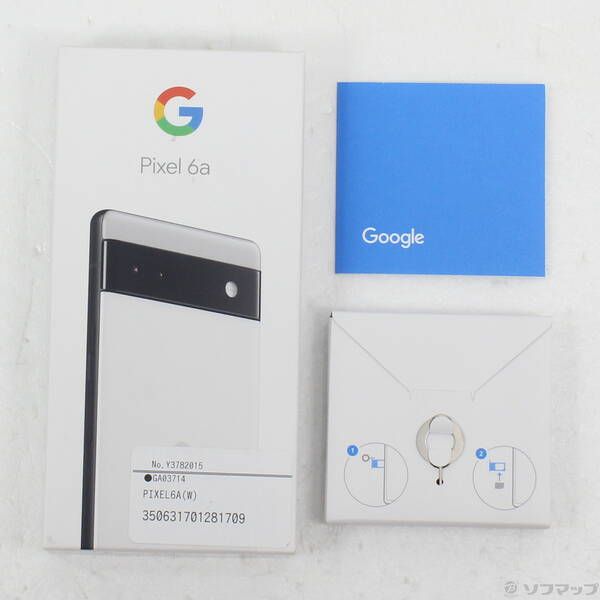 中古品〕 Google Pixel 6a 128GB チョーク GB17L au SIMフリー