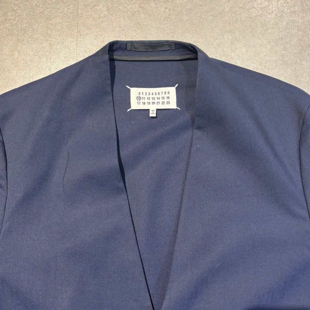 Maison Margiela メゾンマルジェラ 22SS Wool No-collar Jacket