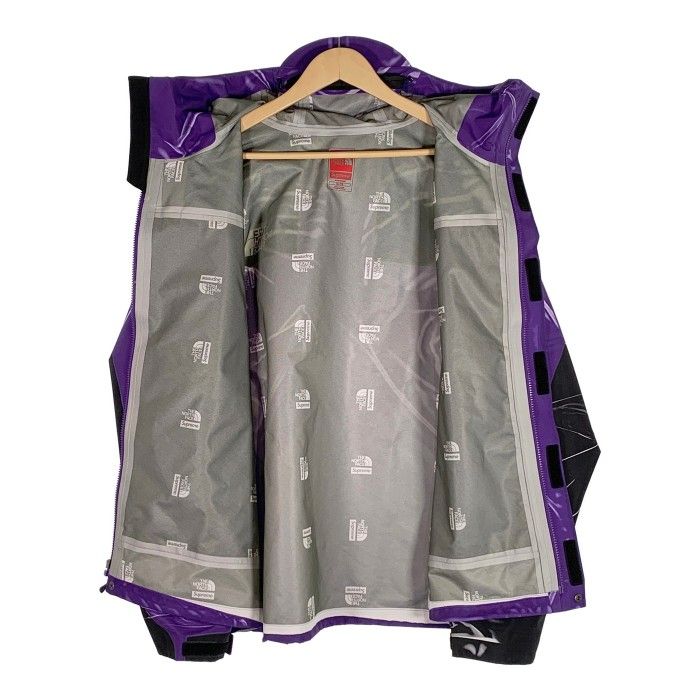 SUPREME シュプリーム 23SS THE NORTH FACE ノースフェイス PC PRINTED MOUNTAIN JACKET プリント マウンテンジャケット パープル NP02301I Size XL SUPREME シュプリーム 23SS THE NORTH FACE ノースフェイス PC PRINTED