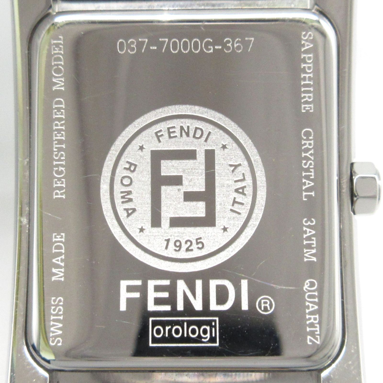 フェンディ FENDI メンズ ウォッチ 腕時計 レクタンギュラー