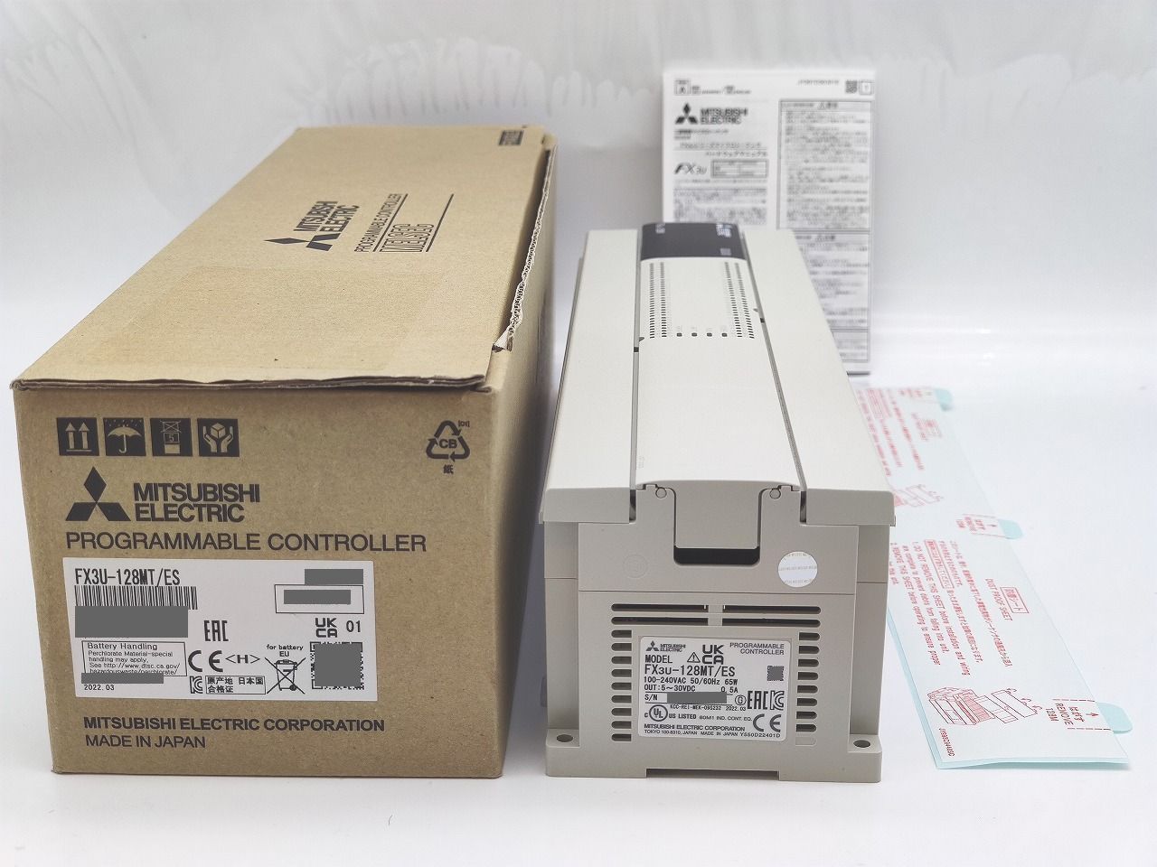 インボイス対応 三菱 MITSUBISHI FX3U-128MT|ES