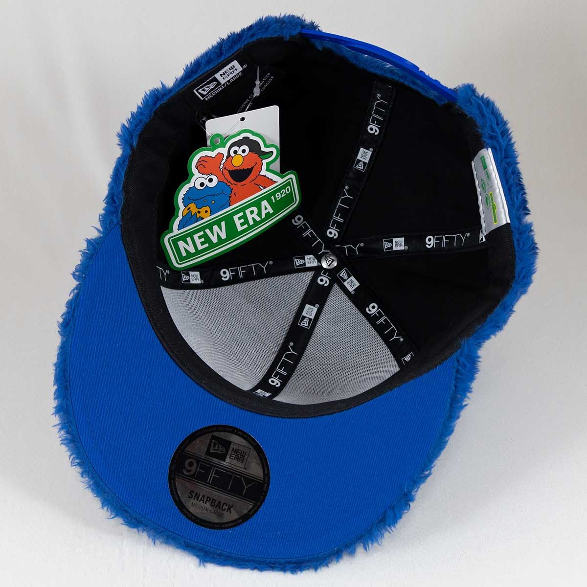 ミシカクッキーモンスターコラボ　キャップ ミシカ セサミストリート クッキーモンスター NEW ERA サイズ7 5