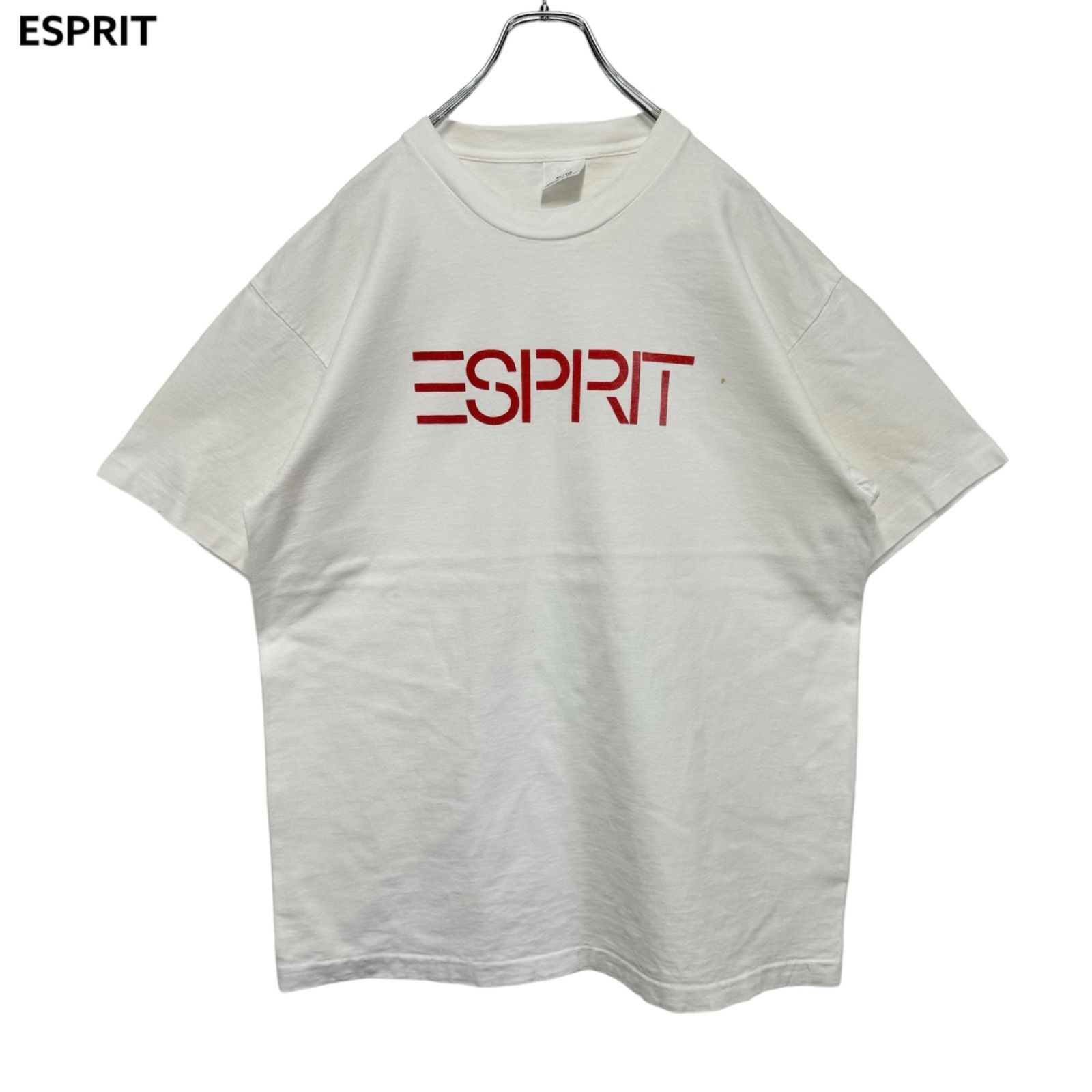 90s vintage XL USA製 ESPRIT エスプリ Tシャツ 半袖 ビッグロゴ  