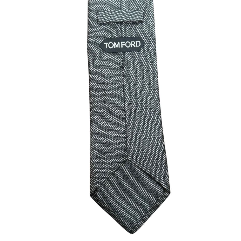 TOM FORD 100%シルク ネクタイ TOM FORD (トムフォード) シルク100％ 総柄 ネクタイ メンズ
