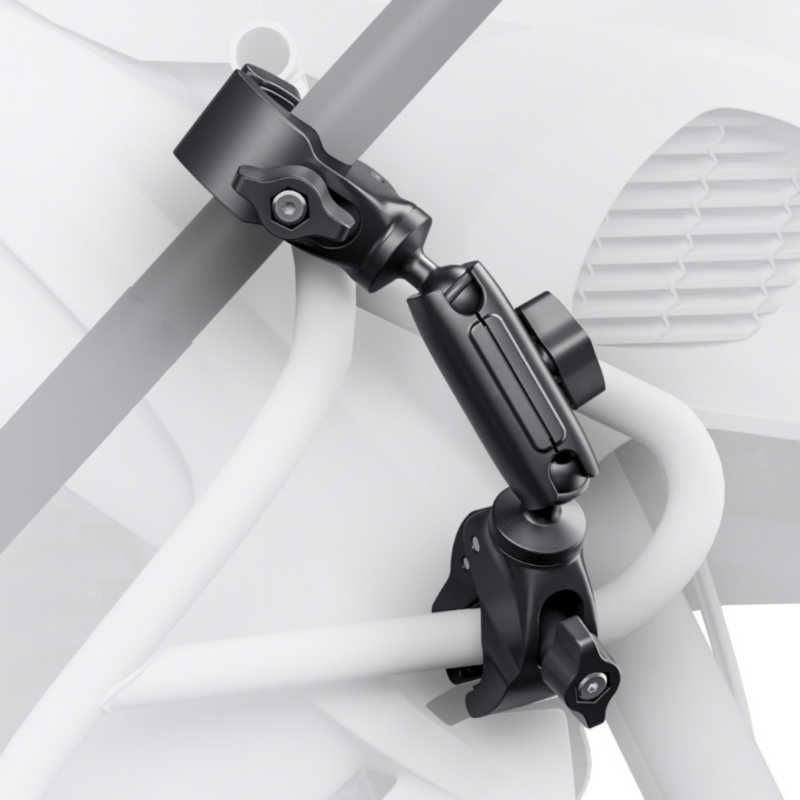 バイク用自撮り棒サポートクランプ