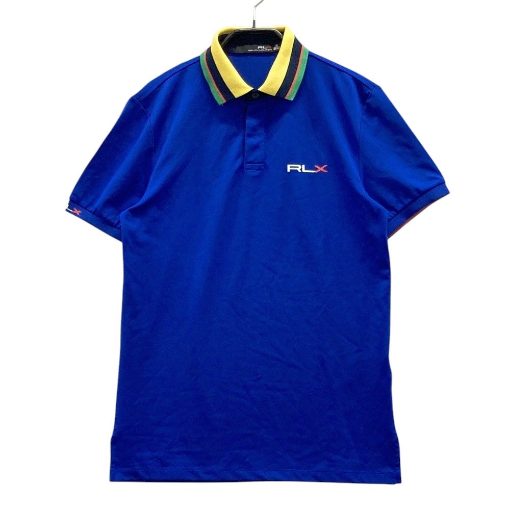 サイズ：XS RLX ラルフローレン 半袖ポロシャツ ブルー系