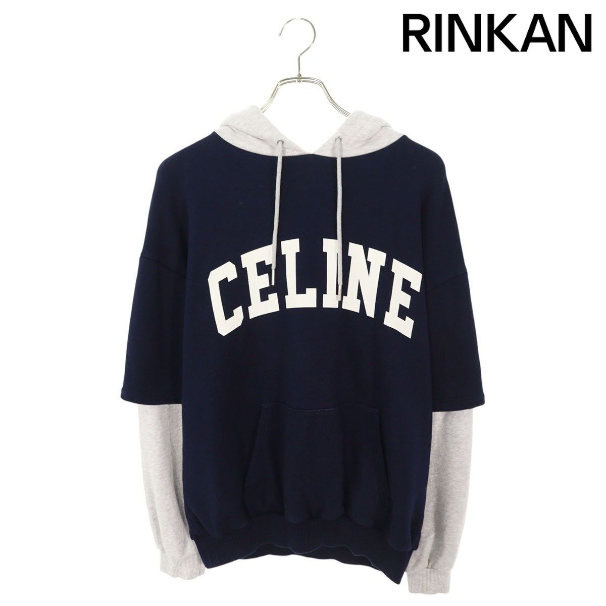 セリーヌ　パーカー セリーヌ パーカージップブラック