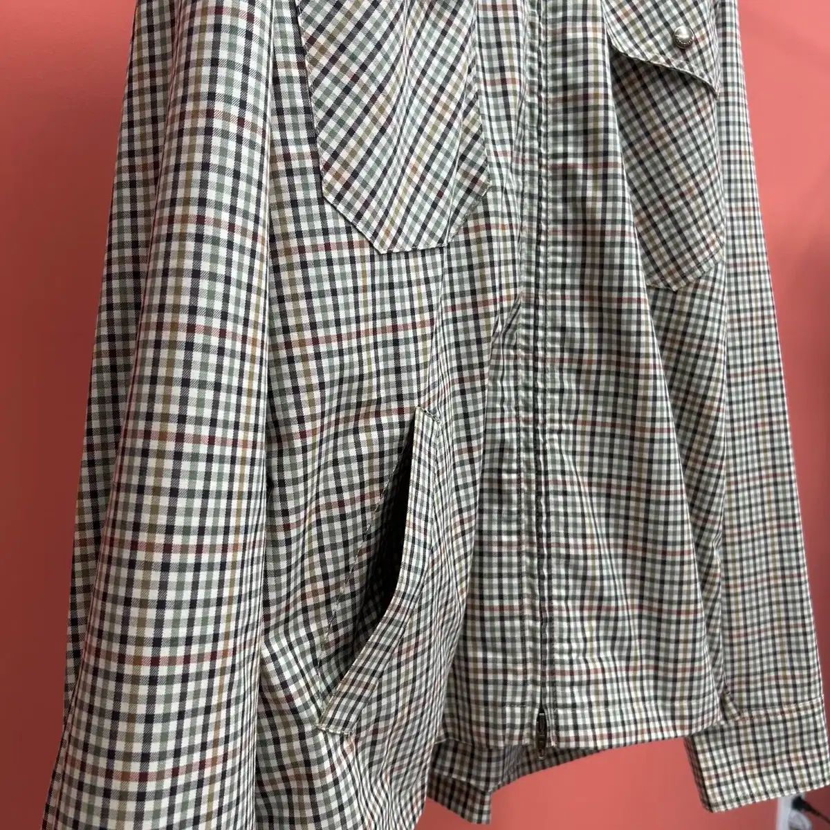 【新品】BALENCIAGA バレンシアガ チェックコート サイズ48 GUCCI×BALENCIAGA 21AW テクニカルコットンコート 676428