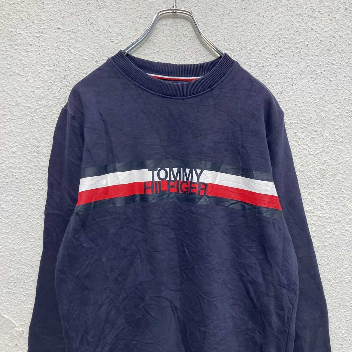 TOMMY HILFIGER スウェット トレーナー M ネイビー トミーヒルフィガー