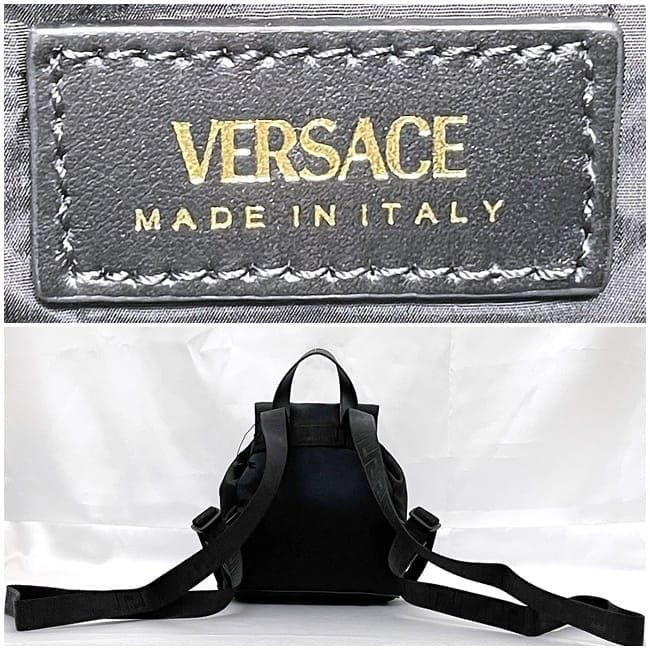 ヴェルサーチ ミニリュック ec-22923 ブラック メデューサ - メルカリ