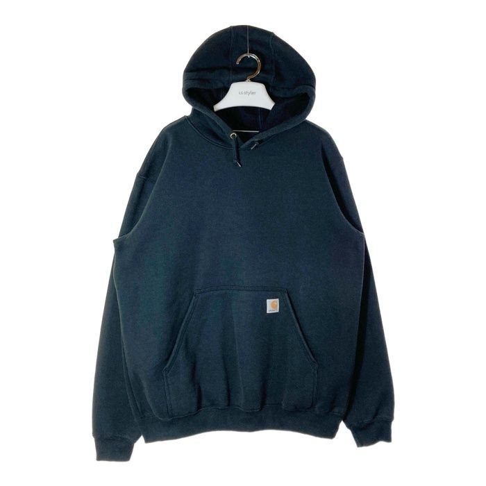 carhartt カーハート ミッドウエイト プルオーバーパーカー ブラック sizeL