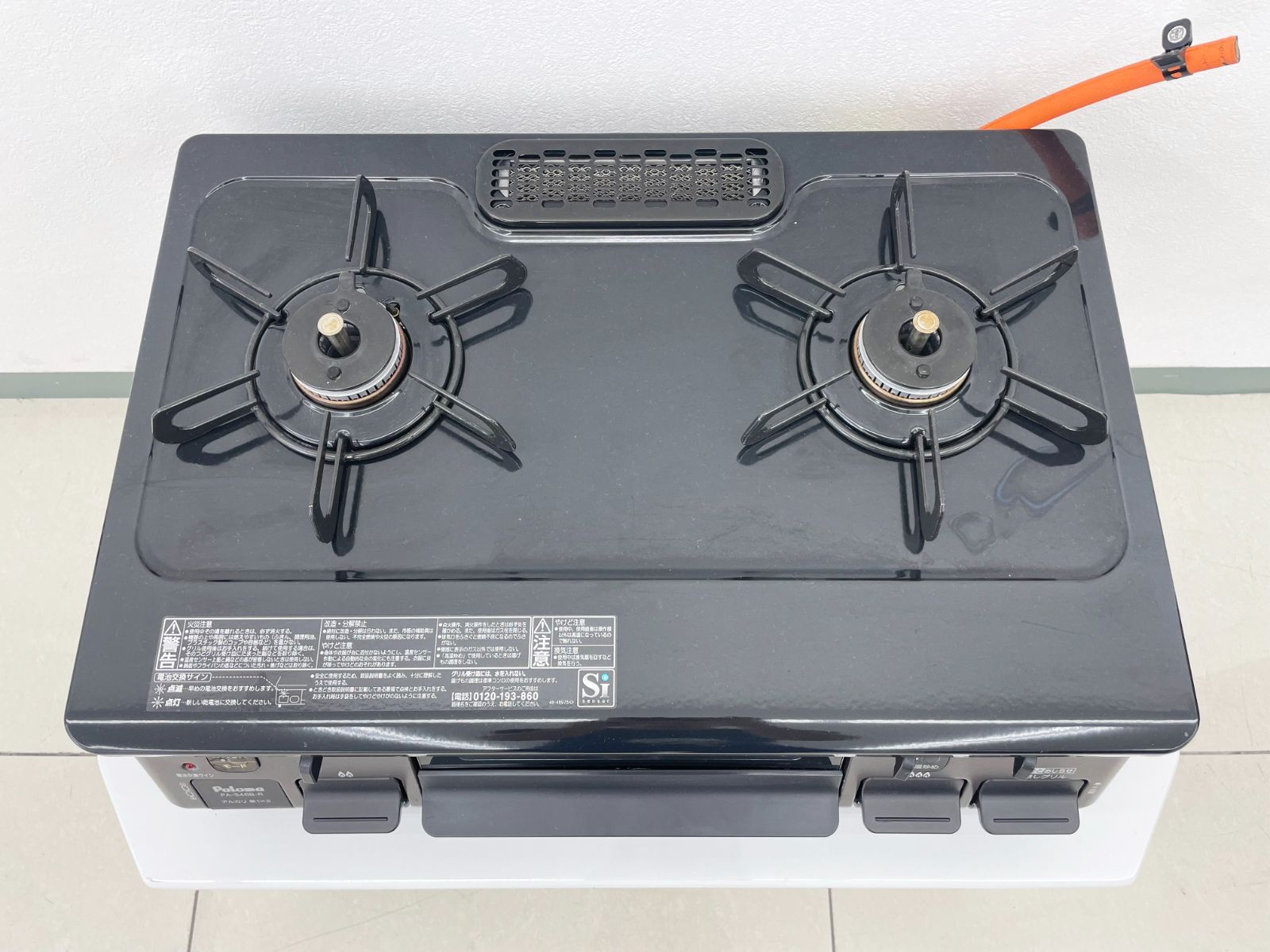 パロマ 中古 美品 Paroma パロマ ガステーブル PA-S46B-R プロパンガス 