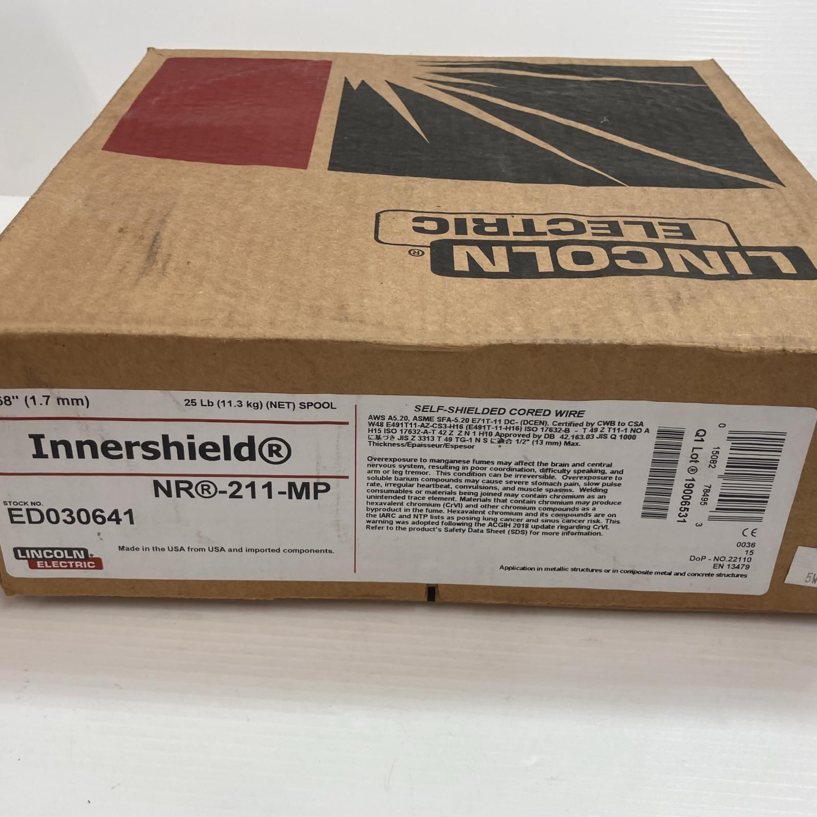 LONCOLN ELECTRIC 工具 溶接ワイヤー NR-211 未使用品 【公式通販】