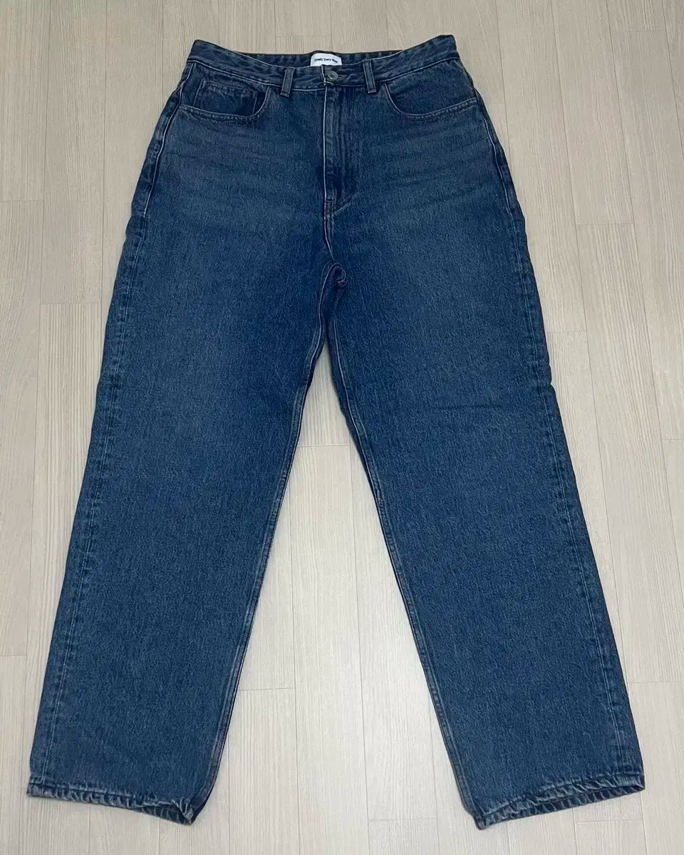2 Steady Every Wear リラックスド デニム パンツ ミディアム 青