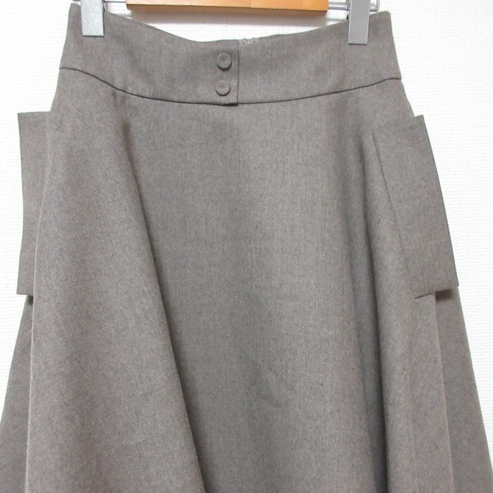 美品 FOXEY フォクシー Riry Flare ミモレ丈 フレアスカート 37512