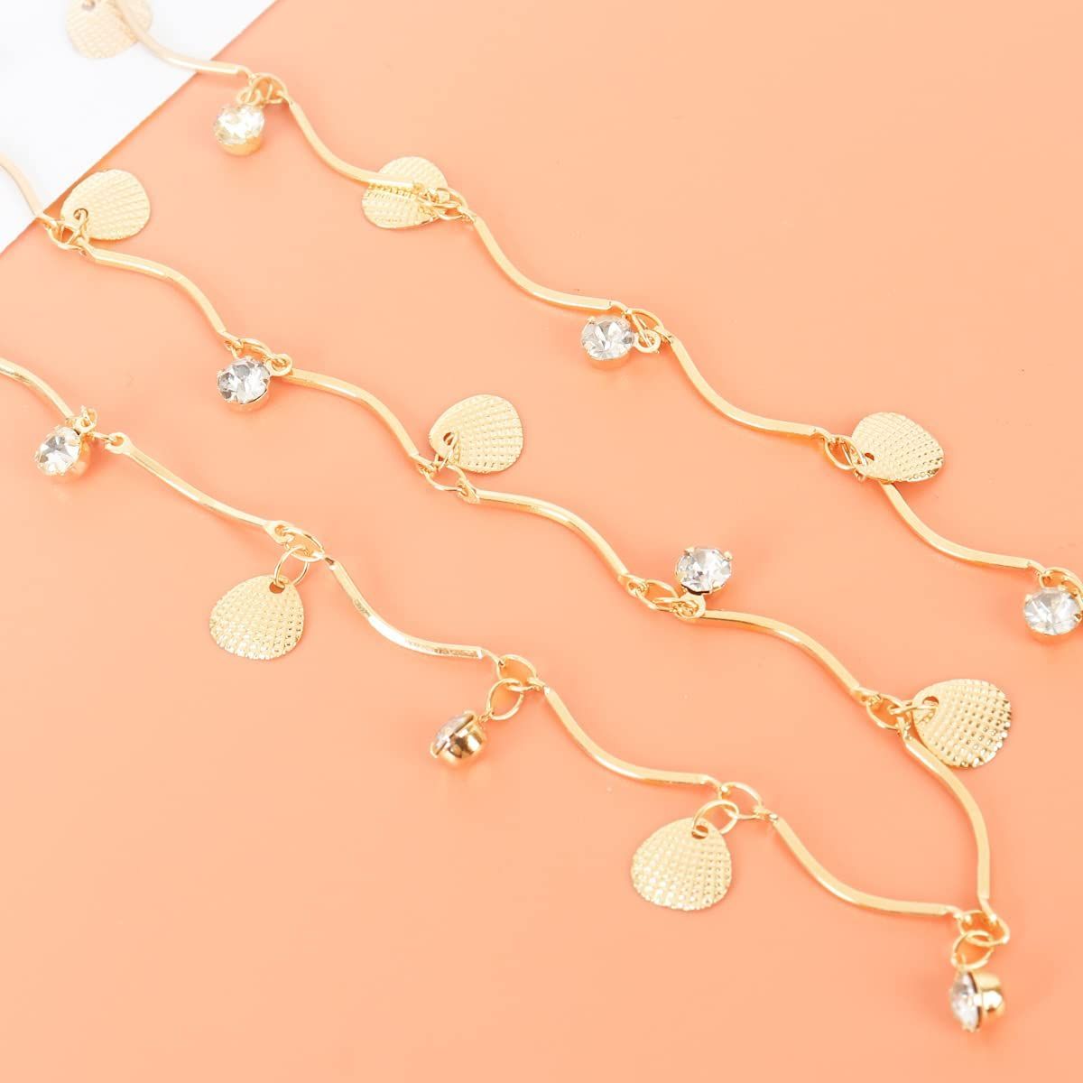 ウエストラインを華やかに♡CHANEL パールチェーンベルト チェーンベルト - メタル、レジン & コスチューム パール