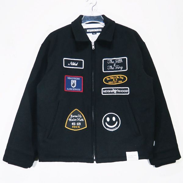 NEIGHBORHOOD ネイバーフッド 23AW MELTON ZIP UP JACKET 232SPNH 