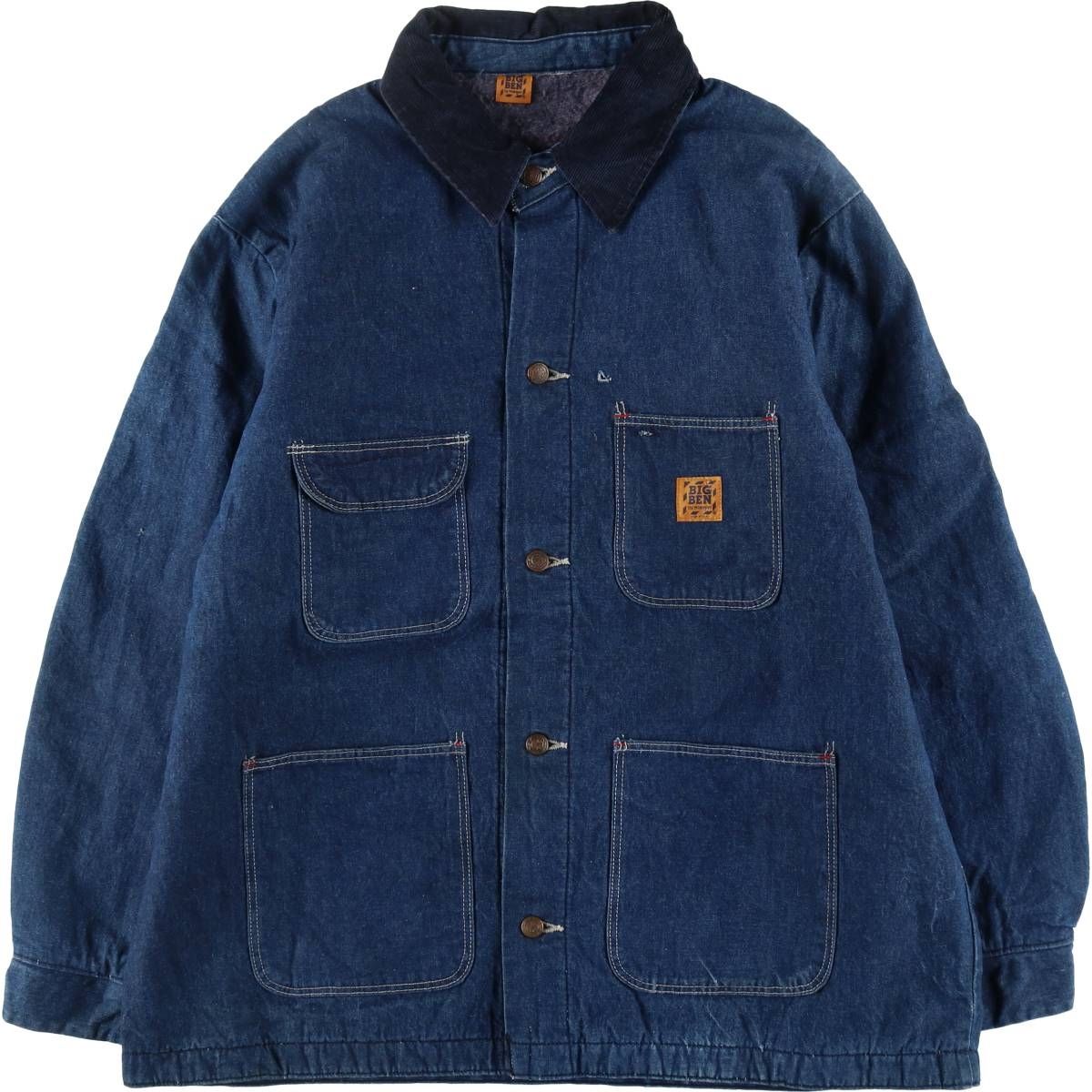 古着 70~80年代 ラングラー Wrangler BIG BEN ビッグベン デニムカバーオール USA製 メンズXL相当 ヴィンテージ/eaa515547