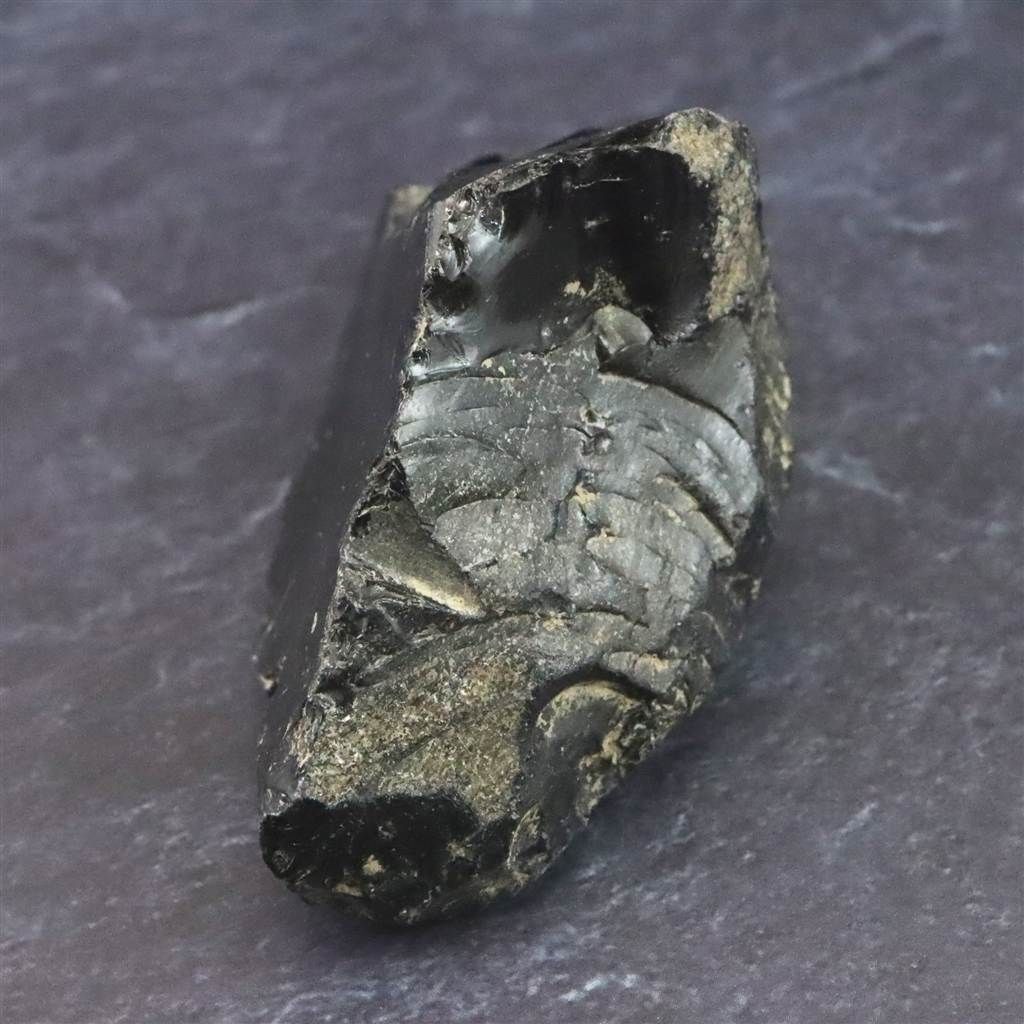 隠岐の島 黒曜石 原石 ディレクトリーカード付 68.2g 【榎本通商10143