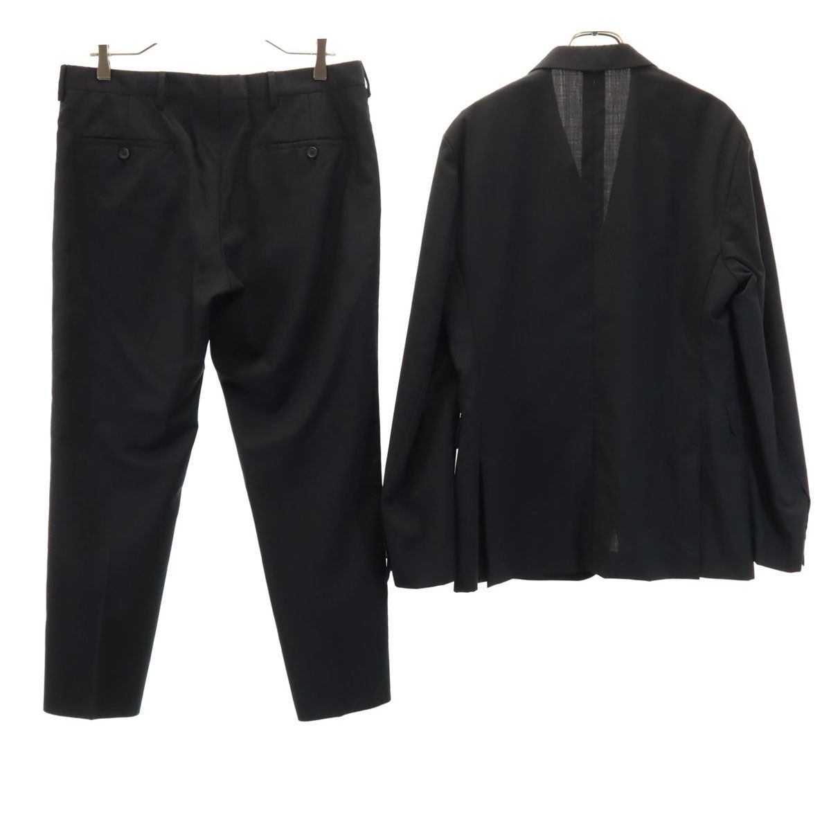 PRADA プラダ スーツ セットアップ グレー 48R 高級感 チェック柄 PRADA プラダ スーツ セットアップ グレー 48R 高級感 チェック柄