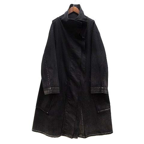 ☆【芽風 / センソユニコ】ロングコート チェック シワ加工 北九州店舗