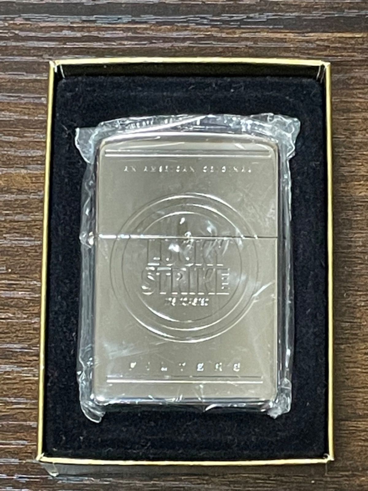 zippo LUCKY STRIKE IT S TOASTED 両面刻印 ラッキーストライク 2003年製 限定品 シルバー FILTERS  silver AN AMERICAN ORIGINAL ケース 保証書 - メルカリ