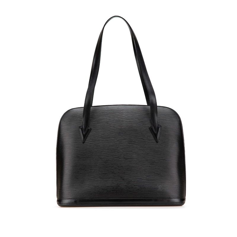 ルイ ヴィトン エピ リュサック ショルダーバッグ トートバッグ M52282 ノワール ブラック レザー レディース LOUIS VUITTON 1-0214827