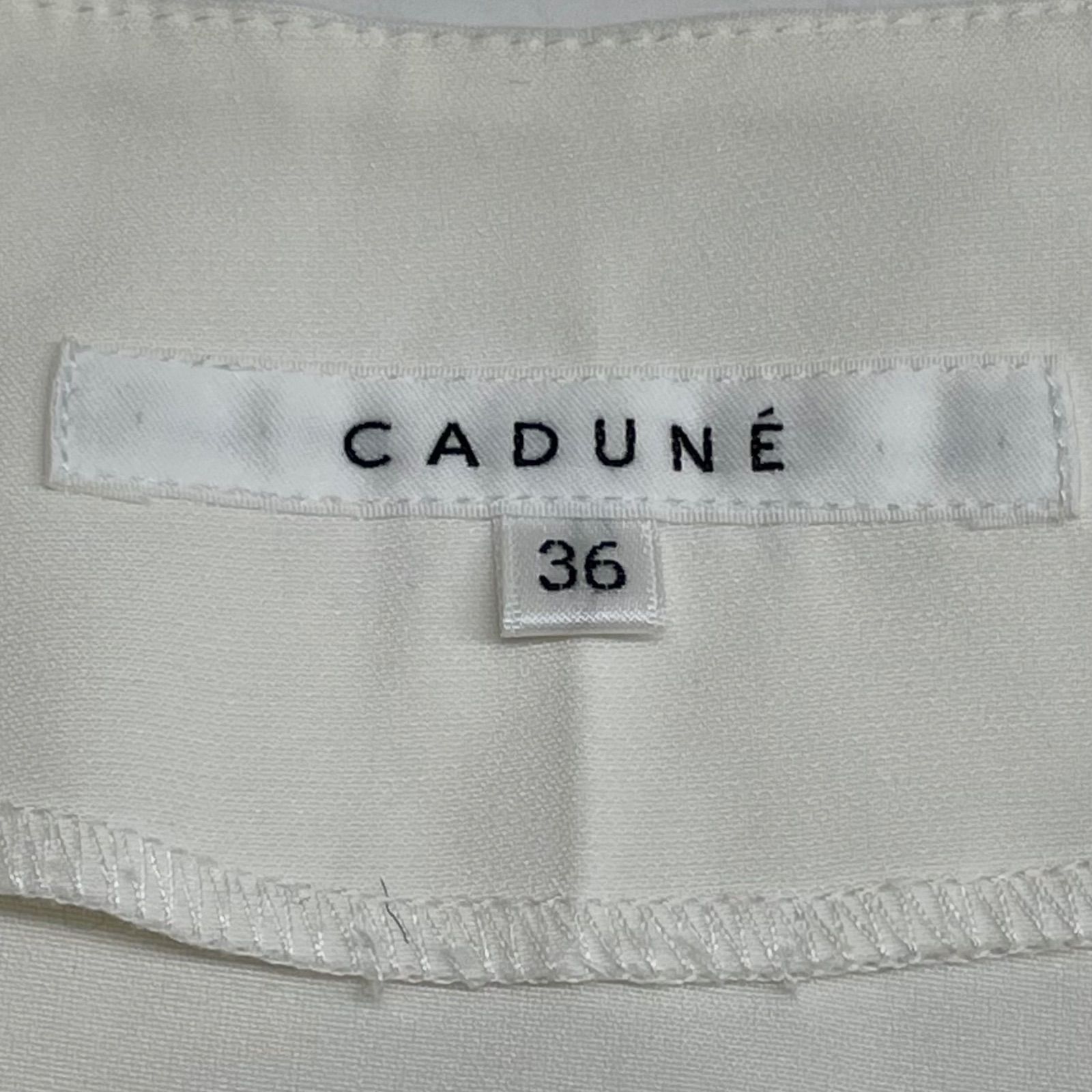 CADUNE カデュネ 裾フレアブラウス トップス ブラウス ボリューム 