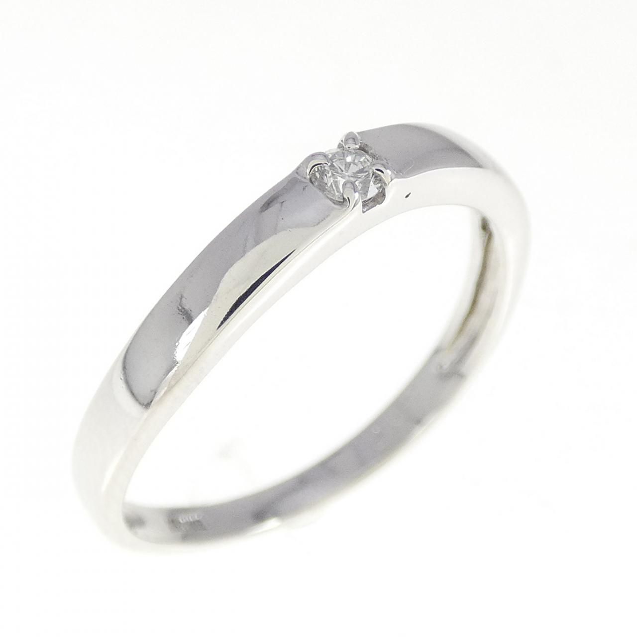 K18WG ダイヤモンド リング 0.05CT