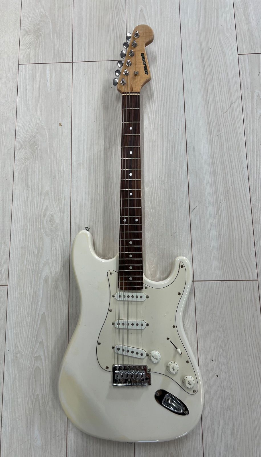 busker's バスカーズ ストラトキャスター ストラト ST 白 ホワイト