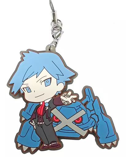 ストラップ(キャラクター)　ダイゴ＆メタグロス 「ポケットモンスター ラバーストラップコレクション Pokemon Trainers」 ポケモンセンター限定 中古】ストラップ(キャラクター) ダイゴ＆メタグロス