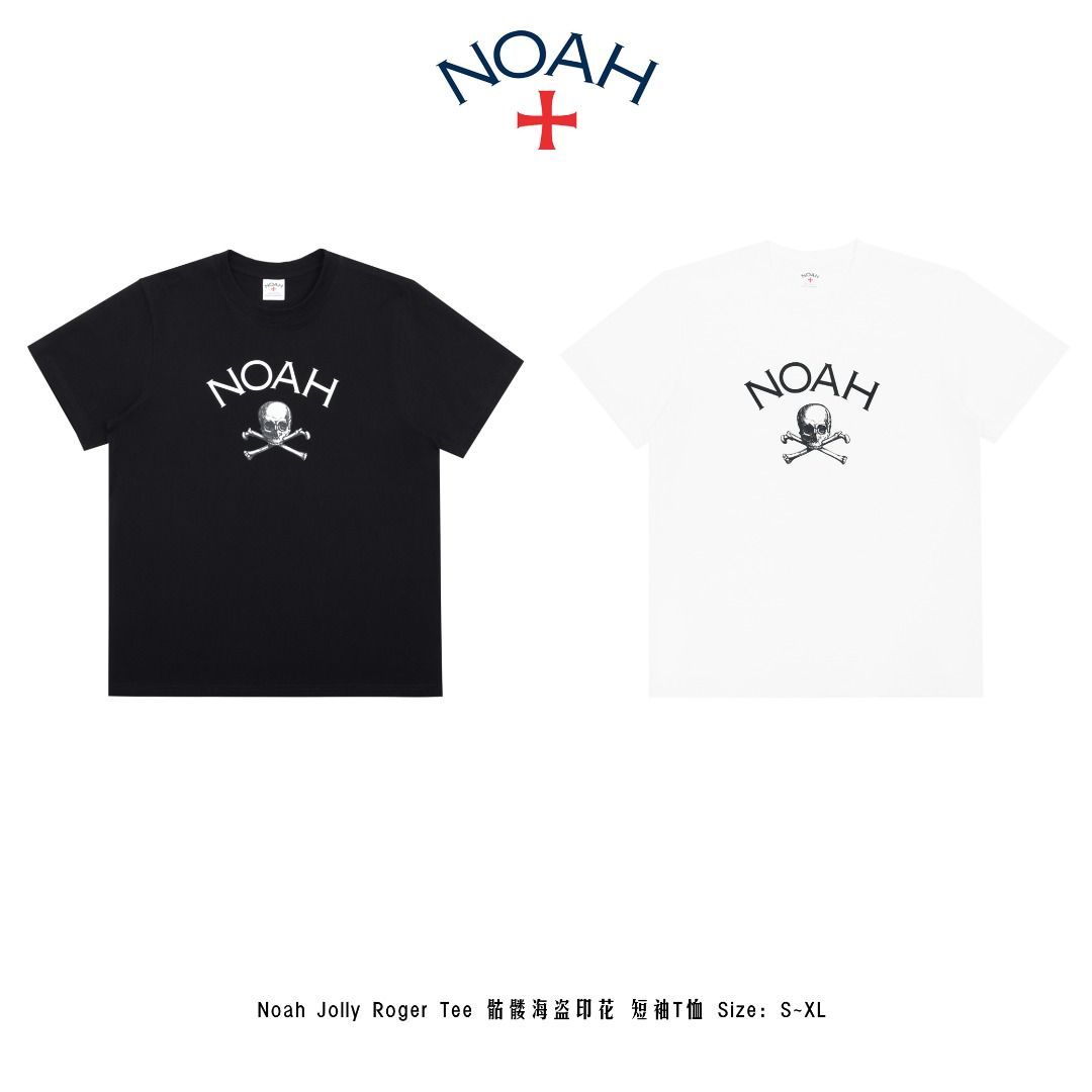 Noah Jolly Roger Tee 骸骨の海賊プリント入りショートスリーブTシャツ