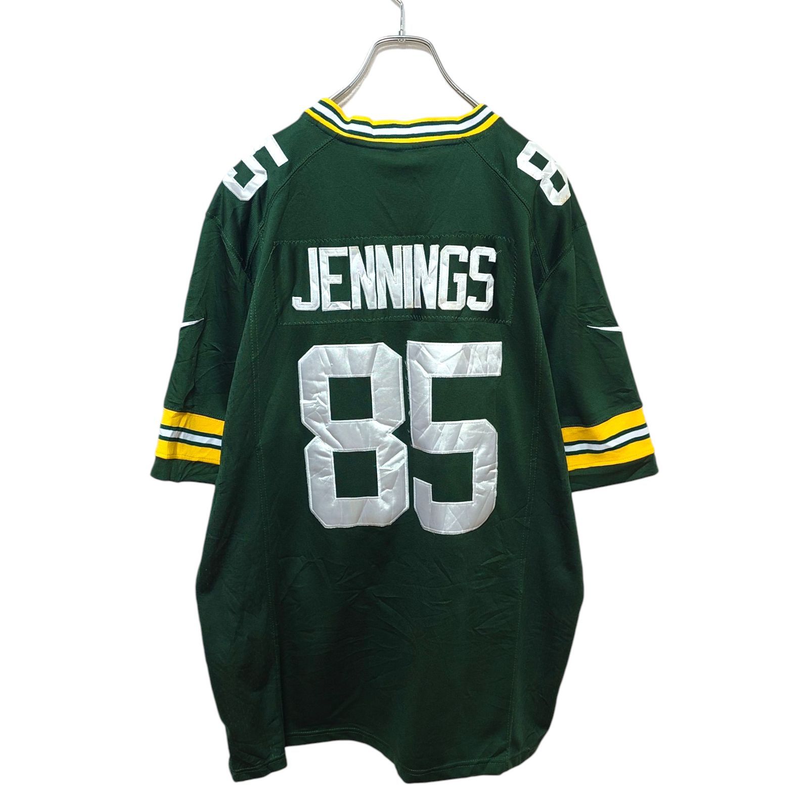 超希少【NFL】リーボック グリーンベイ パッカーズ チーム刺繍 ゲームシャツ Reebok NFL GREENBAY PACKERS game shirt | 古着屋 grin days